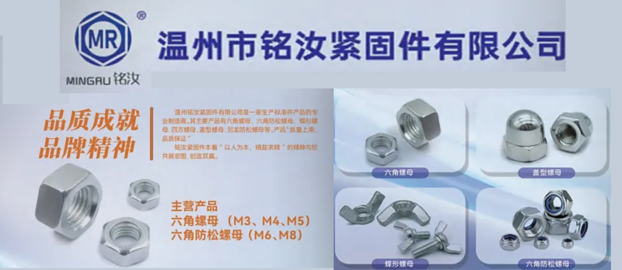 温州市铭汝紧固件有限公司