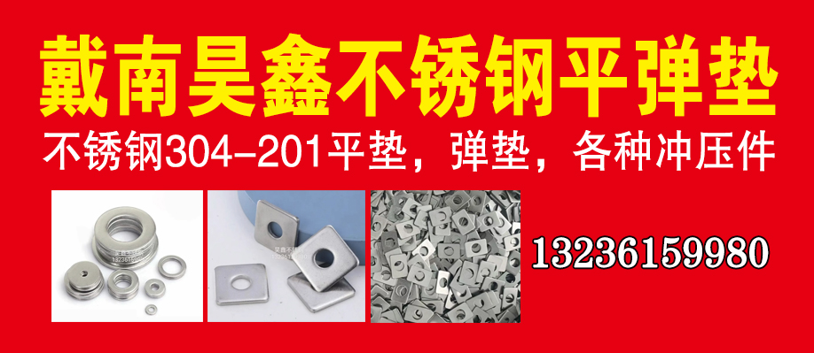 戴南昊鑫不锈钢平弹垫